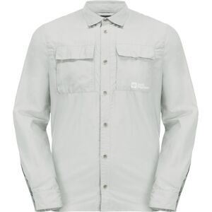 Jack Wolfskin Men's Barrier Long Sleeve Shirt Cool Grey XXL Jack Wolfskin Men's Barrier Long Sleeve Shirt Cool Grey XXL