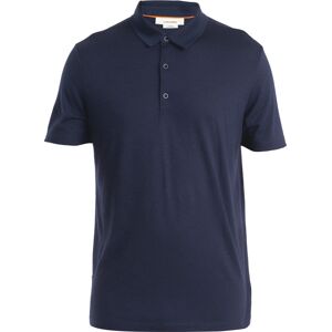 Icebreaker Men's Merino 150 Tech Lite III Short Sleeve Polo Midnight Navy S Icebreaker Men's Merino 150 Tech Lite III Short Sleeve Polo Midnight Navy S