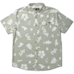 Salty Crew Men's Shoots SS Tech Woven Dusty Sage S Salty Crew Men's Shoots SS Tech Woven Dusty Sage S