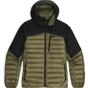 Outdoor Research Men's Helium Down Hoodie Ranger Green/Black L Outdoor Research Men's Helium Down Hoodie Ranger Green/Black L