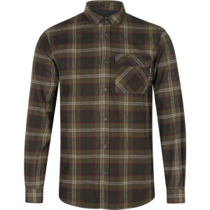 Seeland Men's Glen Flannel Shirt Pine Green Check S Seeland Men's Glen Flannel Shirt Pine Green Check S