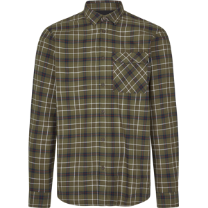 Seeland Men's Glen Flannel Shirt Grape Leaf/Dark Navy Check L Seeland Men's Glen Flannel Shirt Grape Leaf/Dark Navy Check L
