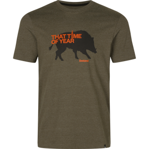Seeland Men's That Time T-Shirt Pine Green Melange M Seeland Men's That Time T-Shirt Pine Green Melange M