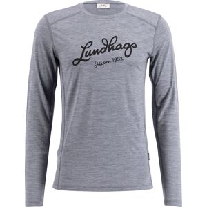Lundhags Men's Fulu Merino Longsleeve T-Shirt Grey Melange L Lundhags Men's Fulu Merino Longsleeve T-Shirt Grey Melange L