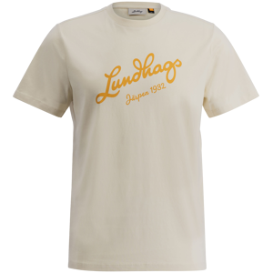 Lundhags Men's Järpen Logo T-Shirt Chalk White S Lundhags Men's Järpen Logo T-Shirt Chalk White S