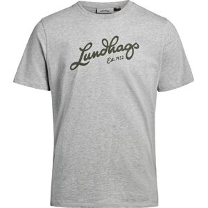 Lundhags Men's Järpen Logo T-Shirt Light Grey Melange M Lundhags Men's Järpen Logo T-Shirt Light Grey Melange M