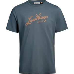Lundhags Men's Järpen Logo T-Shirt Dark Sky Blue S Lundhags Men's Järpen Logo T-Shirt Dark Sky Blue S