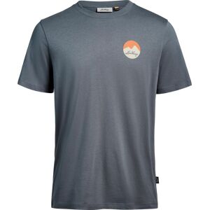 Lundhags Men's Järpen Printed T-Shirt Dark Sky Blue L Lundhags Men's Järpen Printed T-Shirt Dark Sky Blue L