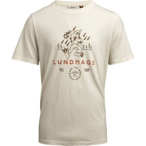 Lundhags Men's Järpen Printed T-Shirt Chalk White XXL Lundhags Men's Järpen Printed T-Shirt Chalk White XXL