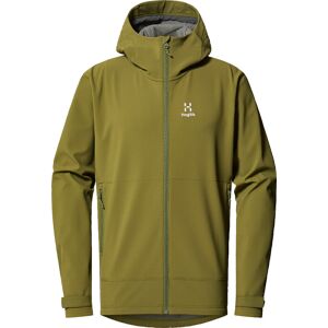 Haglöfs Men's Chilly Softshell Hood Olive Green S Haglöfs Men's Chilly Softshell Hood Olive Green S