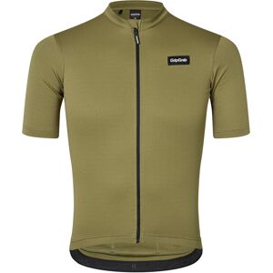 Men's GripGrab EXPLR Merinotech Short Sleeve Jersey Olive Green XL Men's GripGrab EXPLR Merinotech Short Sleeve Jersey Olive Green XL