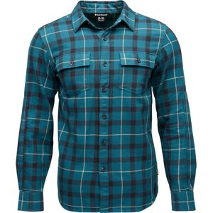 Black Diamond Men's Project Twill Long Sleeve Shirt Creek Blue-charcoal M Black Diamond Men's Project Twill Long Sleeve Shirt Creek Blue-charcoal M