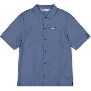Mons Royale Men's At Merino Short Sleeve Shirt Horizon Blue L Mons Royale Men's At Merino Short Sleeve Shirt Horizon Blue L