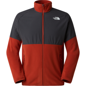 The North Face Men's Glacier Heavyweight Full Zip Fleece Iron Clay/Asphalt Grey M The North Face Men's Glacier Heavyweight Full Zip Fleece Iron Clay/Asphalt Grey M
