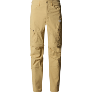 The North Face Men's Exploration Convertible Regular Tapered Pants Khaki Stone 28 - Regular The North Face Men's Exploration Convertible Regular Tapered Pants Khaki Stone 28 - Regular
