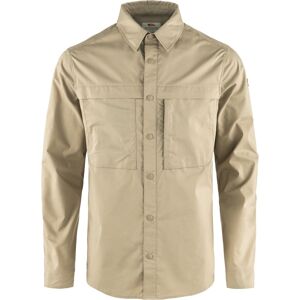 Fjällräven Men's Abisko Trail Shirt Long Sleeve Fossil XXL Fjällräven Men's Abisko Trail Shirt Long Sleeve Fossil XXL