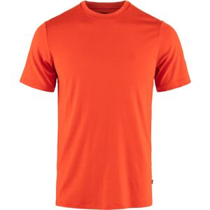 Fjällräven - Abisko Wool SS M - oransje - Funksjonelt skjorte Fjällräven - Abisko Wool SS M - oransje - Funksjonelt skjorte