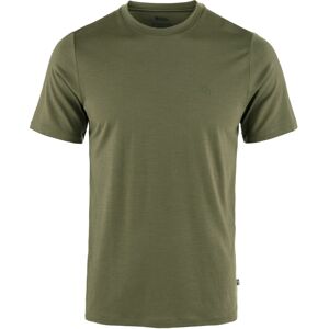 Fjällräven Men's Abisko Wool Short Sleeve Laurel Green S Fjällräven Men's Abisko Wool Short Sleeve Laurel Green S
