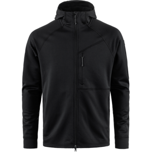 Fjällräven Men's Abisko Grid Fleece Hoodie Black XL Fjällräven Men's Abisko Grid Fleece Hoodie Black XL