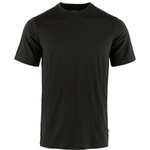 Fjällräven Men's Abisko Wool Short Sleeve Black S Fjällräven Men's Abisko Wool Short Sleeve Black S