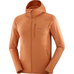 Salomon Men's Essential Lightwarm Hoodie Sierra Sierra/ S Salomon Men's Essential Lightwarm Hoodie Sierra Sierra/ S