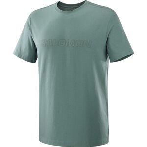 Salomon Men's Big Logo Tee North Atlantic S Salomon Men's Big Logo Tee North Atlantic S