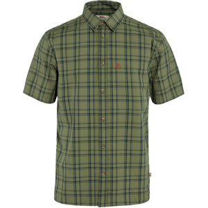 Fjällräven Men's Övik Lite Shirt Short Sleeve Green-Dark Navy S Fjällräven Men's Övik Lite Shirt Short Sleeve Green-Dark Navy S