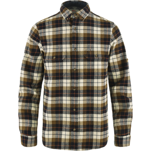 Fjällräven Men's Singi Heavy Flannel Shirt Chalk White/Dark Navy L Fjällräven Men's Singi Heavy Flannel Shirt Chalk White/Dark Navy L
