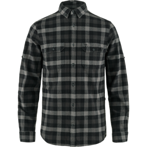 Fjällräven Men's Skog Shirt Black-Grey L Fjällräven Men's Skog Shirt Black-Grey L