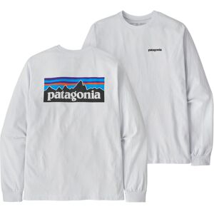 Patagonia Men's Longsleeve P-6 Logo Responsibili-Tee White XXL Patagonia Men's Longsleeve P-6 Logo Responsibili-Tee White XXL
