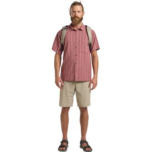 Jack Wolfskin Men's Meseta Shirt Check Dark Rust M Jack Wolfskin Men's Meseta Shirt Check Dark Rust M