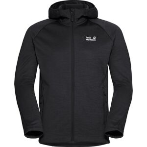 Jack Wolfskin Men's Peak District Hooded Full Zip Black M Jack Wolfskin Men's Peak District Hooded Full Zip Black M