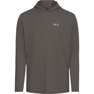 Jack Wolfskin Men's Prelight Suncool Hoody Flint S Jack Wolfskin Men's Prelight Suncool Hoody Flint S