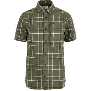 Fjällräven Men's Abisko Hike Shirt Short Sleeve Laurel Green-chalk White M Fjällräven Men's Abisko Hike Shirt Short Sleeve Laurel Green-chalk White M
