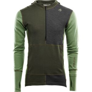 Aclima Men's WarmWool Hoodsweater with Zip Olive Night/Dill/Marengo Olive Night / Dill / Marengo XS Aclima Men's WarmWool Hoodsweater with Zip Olive Night/Dill/Marengo Olive Night / Dill / Marengo XS