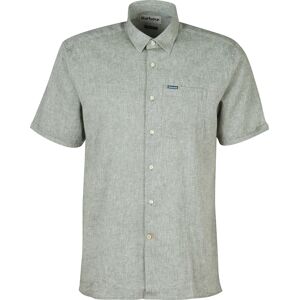 Barbour Men's Nelson Shortsleeve Summer Shirt Bleached Olive XXXL Barbour Men's Nelson Shortsleeve Summer Shirt Bleached Olive XXXL