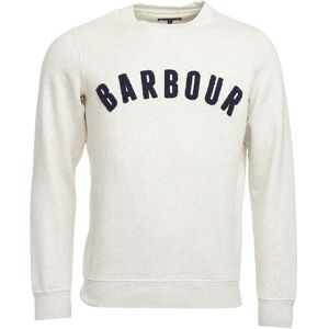 Barbour Men's Prep Logo Crew Ecru Marl XXXL Barbour Men's Prep Logo Crew Ecru Marl XXXL