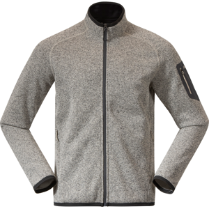 Bergans Men's Kamphaug Knitted Jacket Chalk Sand S Bergans Men's Kamphaug Knitted Jacket Chalk Sand S