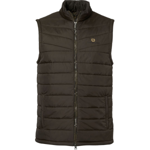 Chevalier Men's Quintin Padded Vest Leather Brown XL Chevalier Men's Quintin Padded Vest Leather Brown XL