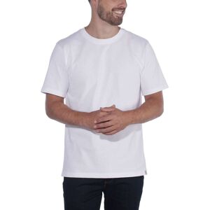 Carhartt Men's Relaxed Fit Heavyweight Short Sleeve T-Shirt White S Carhartt Men's Relaxed Fit Heavyweight Short Sleeve T-Shirt White S