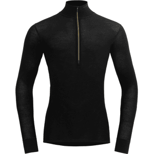 Devold Men's Wool Mesh 190 Zip Neck Caviar S Devold Men's Wool Mesh 190 Zip Neck Caviar S