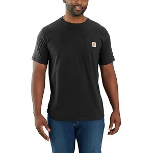 Carhartt Men's Force Relaxed Fit Midweight Short-Sleeve Pocket T-Shirt Black S Carhartt Men's Force Relaxed Fit Midweight Short-Sleeve Pocket T-Shirt Black S