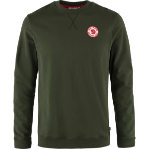 Fjällräven Men's 1960 Logo Badge Sweater Deep Forest M Fjällräven Men's 1960 Logo Badge Sweater Deep Forest M