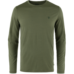 Fjällräven Men's Abisko Wool Ls Laurel Green M Fjällräven Men's Abisko Wool Ls Laurel Green M
