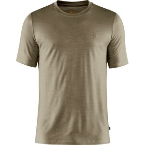 Fjällräven Men's Abisko Wool Short Sleeve Light Olive L Fjällräven Men's Abisko Wool Short Sleeve Light Olive L