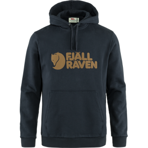 Fjällräven Men's Logo Hoodie Dark Navy S Fjällräven Men's Logo Hoodie Dark Navy S