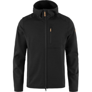 Fjällräven Men's Keb Fleece Hoodie Black XXL Fjällräven Men's Keb Fleece Hoodie Black XXL