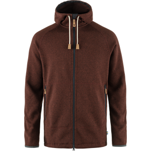 Fjällräven Men's Övik Fleece Hoodie Autumn Leaf L Fjällräven Men's Övik Fleece Hoodie Autumn Leaf L