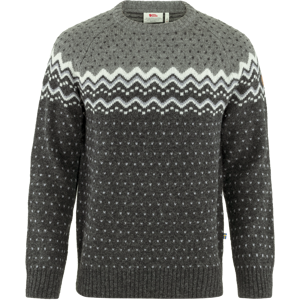 Fjällräven Men's Övik Knit Sweater Dark Grey/Grey Dark Grey-Grey M Fjällräven Men's Övik Knit Sweater Dark Grey/Grey Dark Grey-Grey M