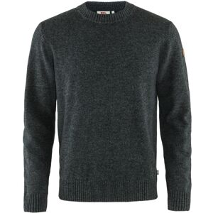 Fjällräven Men's Övik Round-neck Sweater Dark Grey XS Fjällräven Men's Övik Round-neck Sweater Dark Grey XS